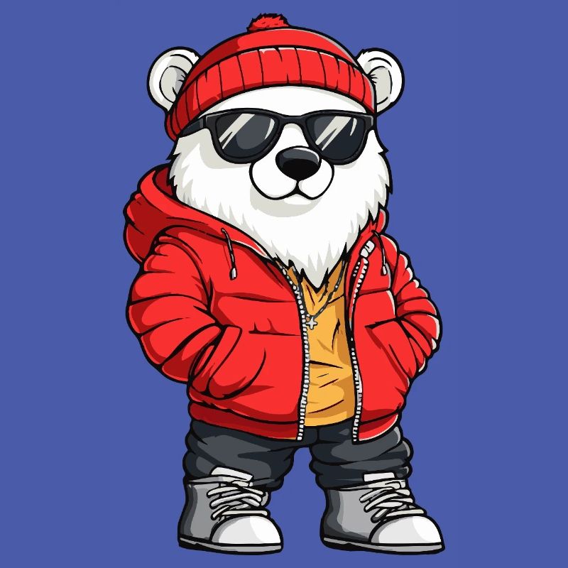 Polar Bear Cool Comic