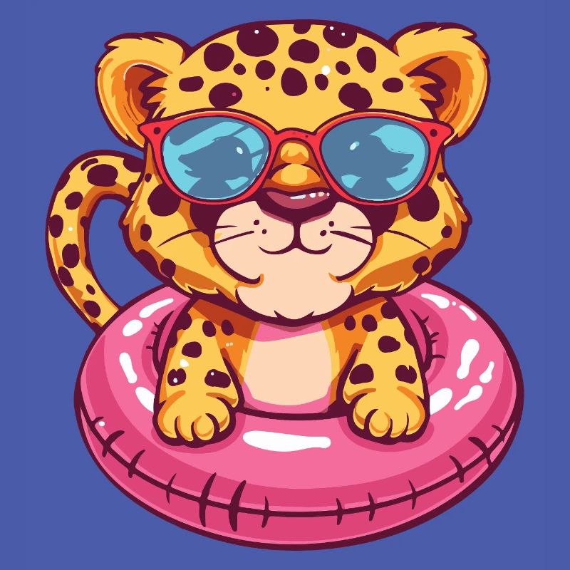 Leopard Comic Cool