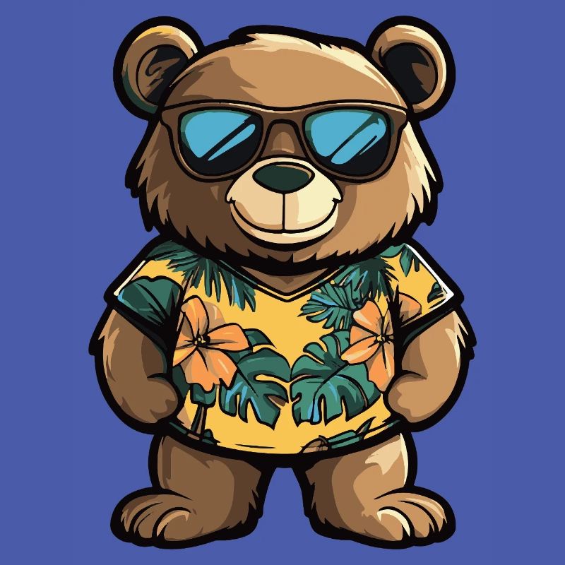 Bear Comic Vacation