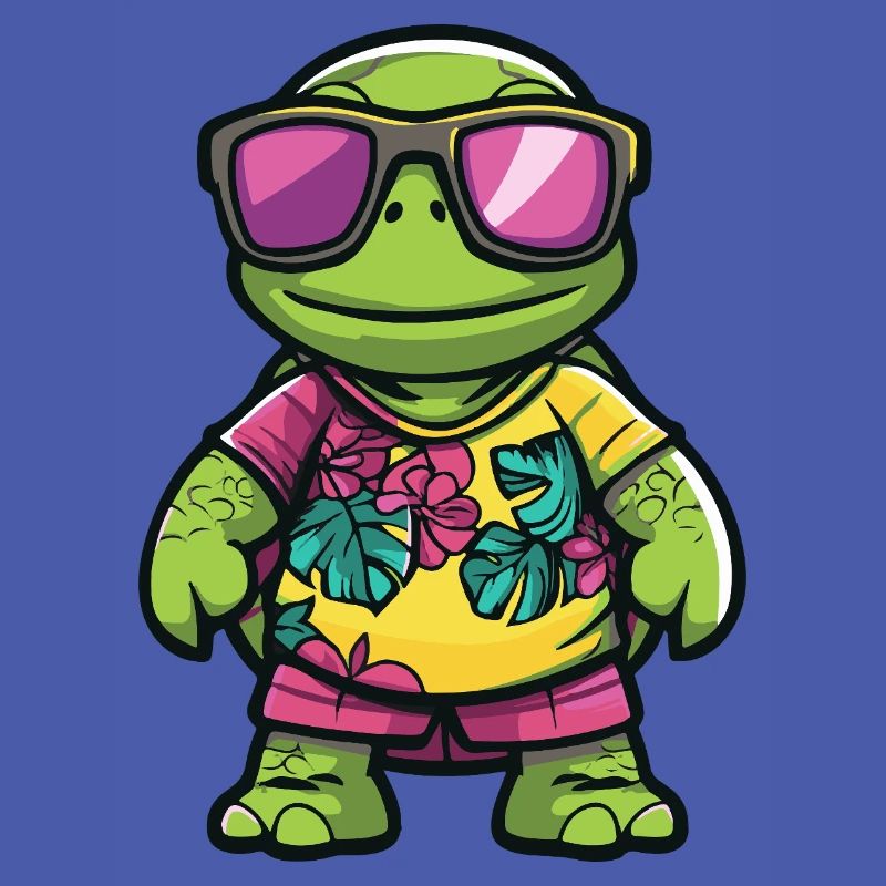 Turtle Comic Holiday