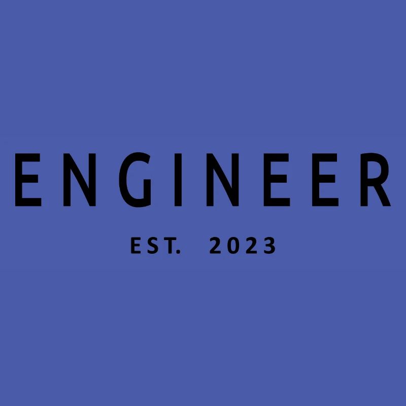 Engineer Est. 2023 Graduation Engineering Student