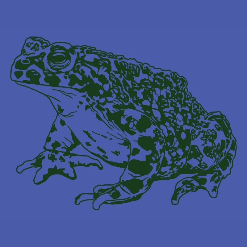 Toad Frog Graphic Aquatic Amphibian Frog Lovers