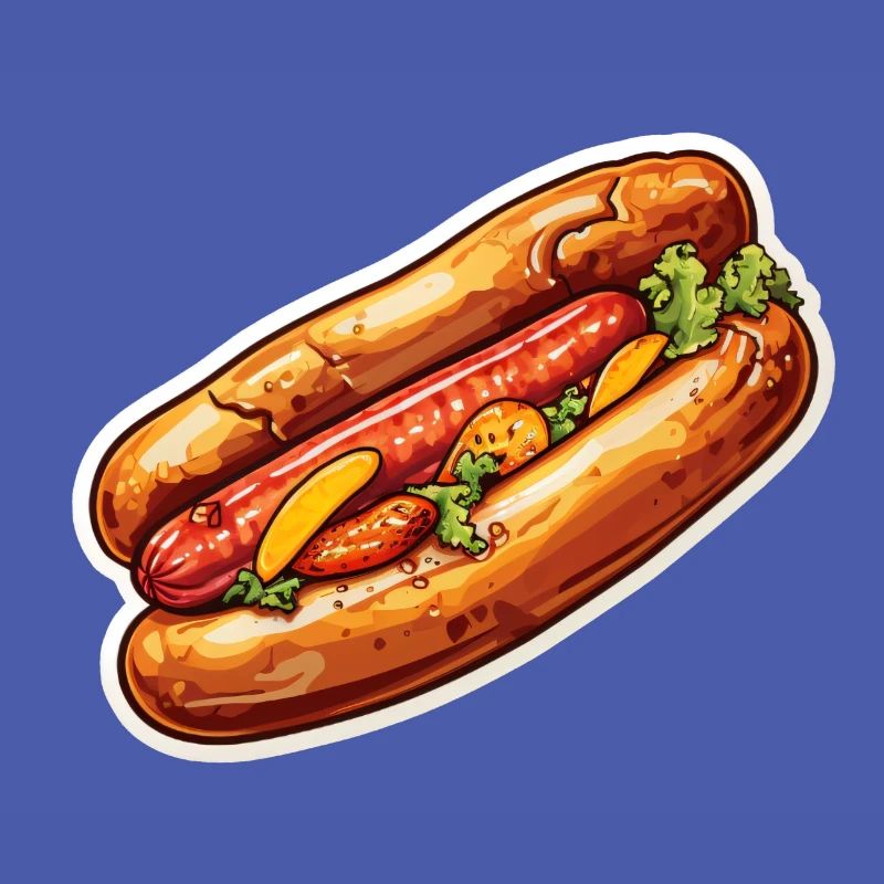 Bratwurst in a bun