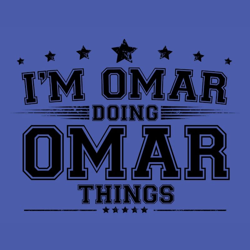 i’m Omar doing Omar things