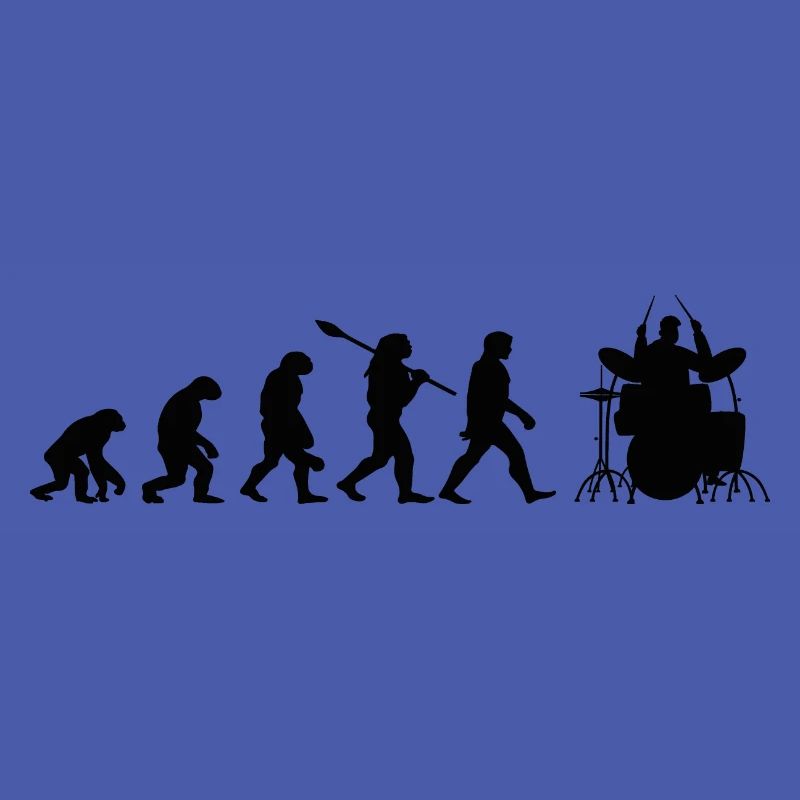 Evolution Drummer Player Drummer Player Geschenk