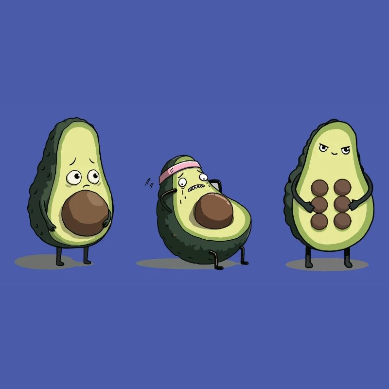 Evolution des Avocado-Körpers