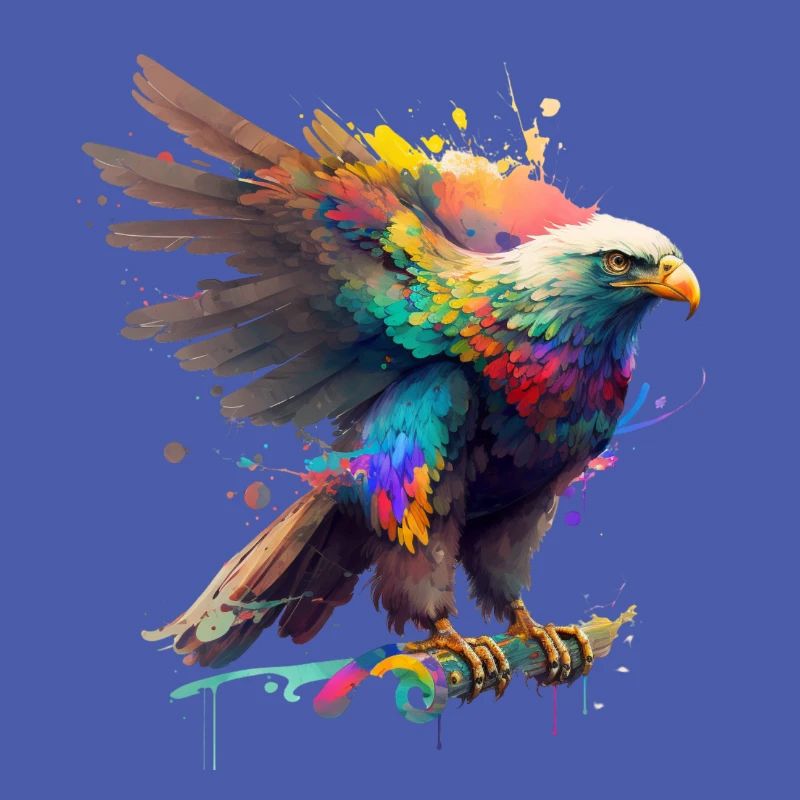 Regenbogen Adler ∞ Rainbow Eagle ∞ vauART