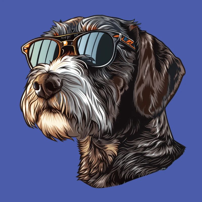 German Wirehaired, German Wirehaired Pointer, Dog