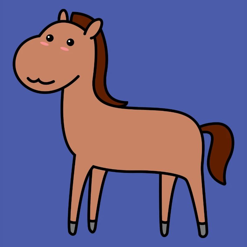 Pferd Comic Tier