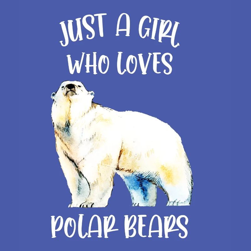Nur ein Mädchen, das Eisbären liebt