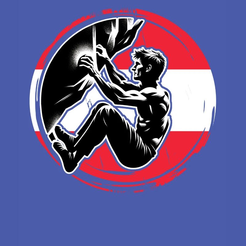 Austrian Climber – Distressed Boulderer Climbing