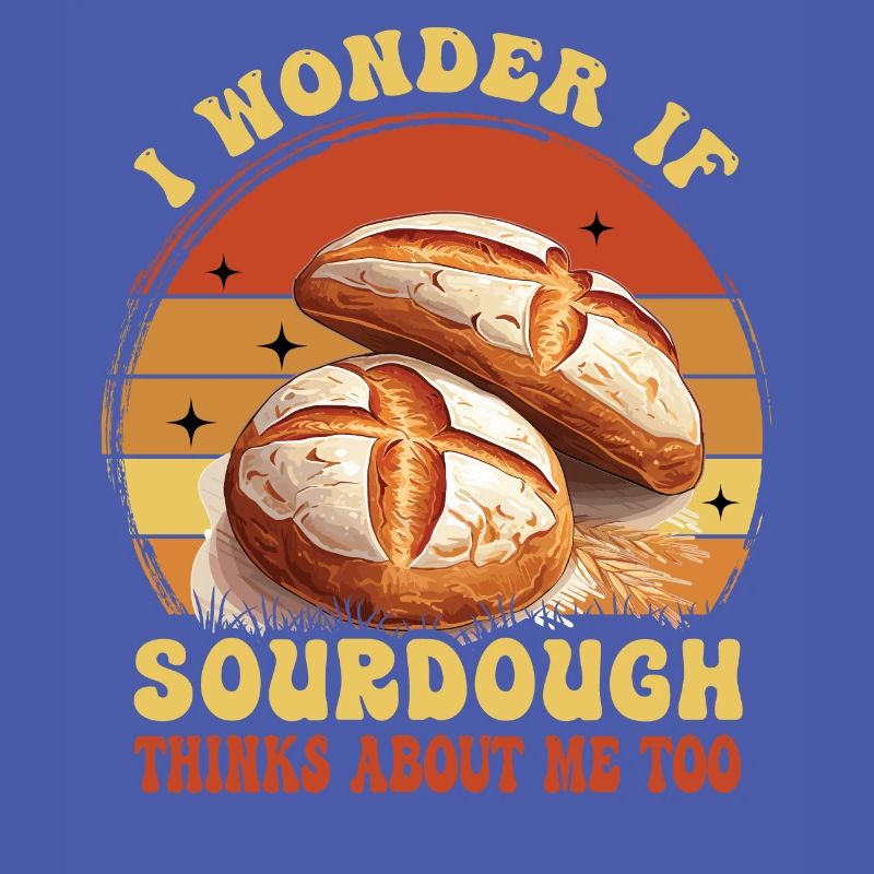 Bakery Baking Lover Sourdough Enthusiast Retro