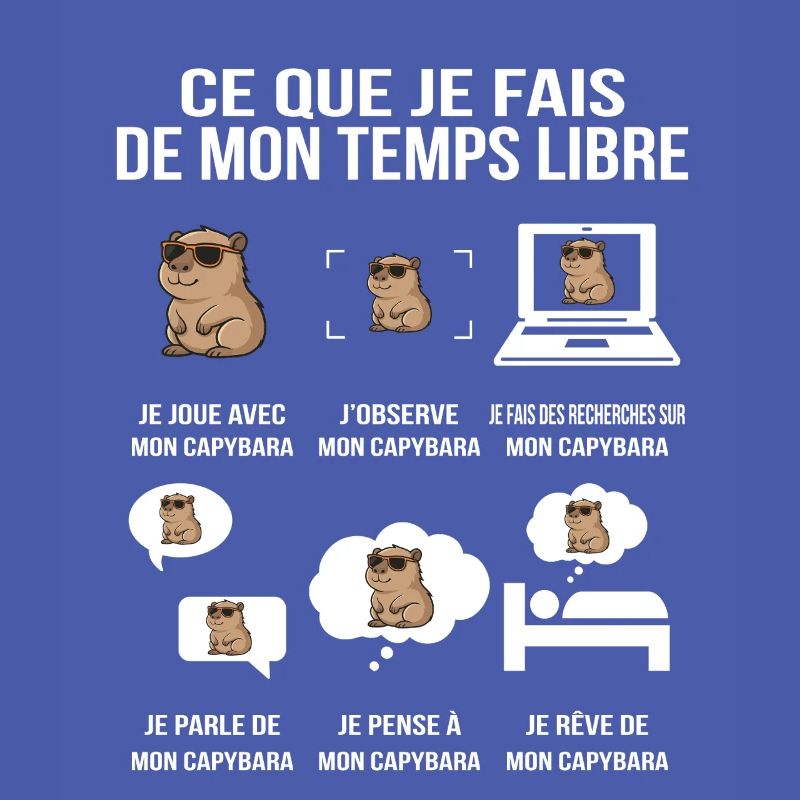Ce que je fais de mon temps libre Capybara addic