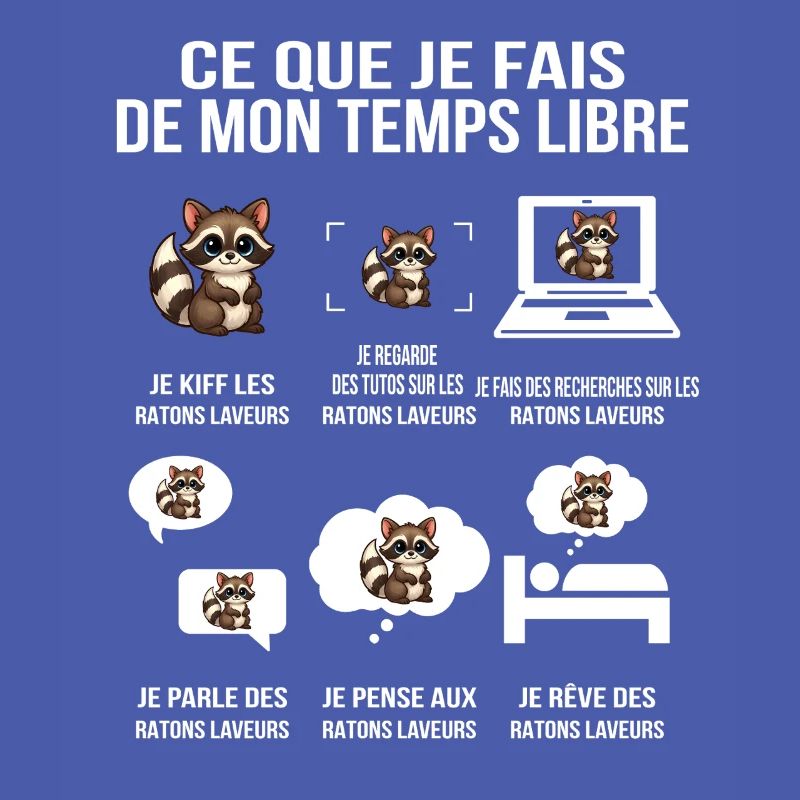 Ce que je fais de mon temps libre – Ratons laveurs