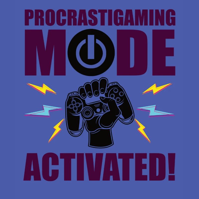 Gamer Procrastimode de jeu activé