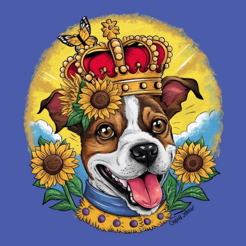 American Staffordshire Terrier avec couronne