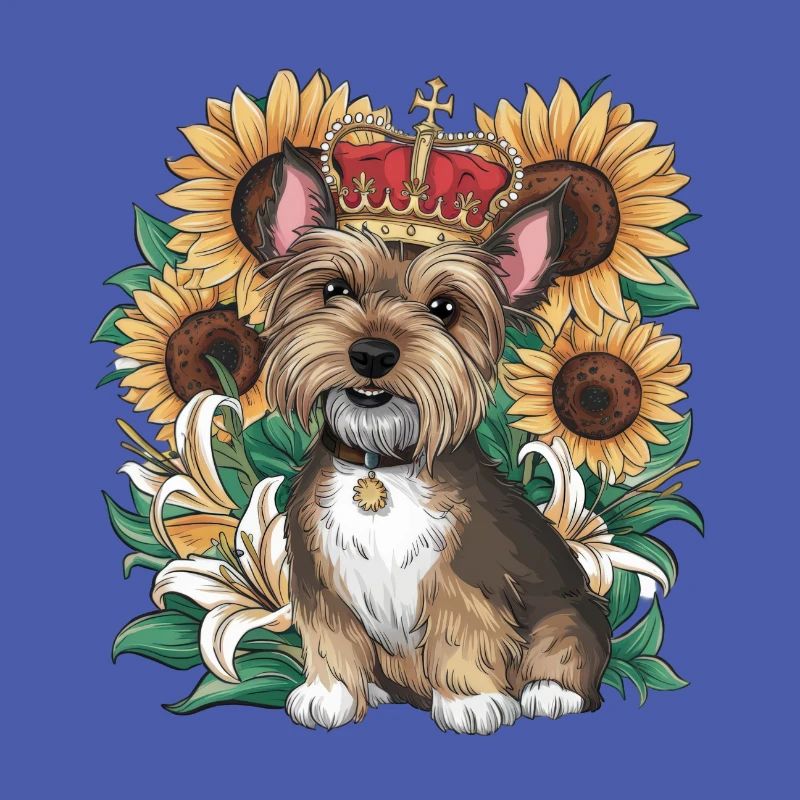 Conception de dessin animé mignon avec Norfolk Terrier