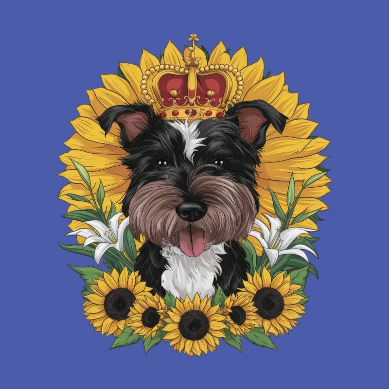 Conception de dessin animé mignon avec Norfolk Terrier