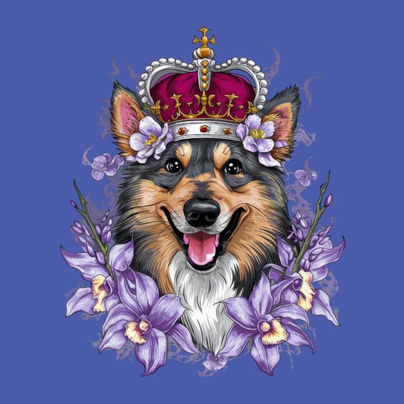 Chien d’élan norvégien dans la conception de bande dessinée