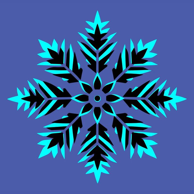 Icône de flocon de neige d’hiver