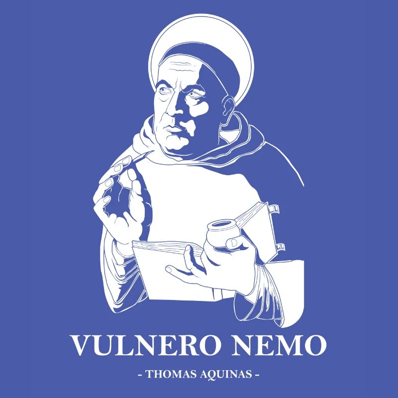 Vulnero Nemo Katholischer Heiliger Thomas von Aquin Zitat