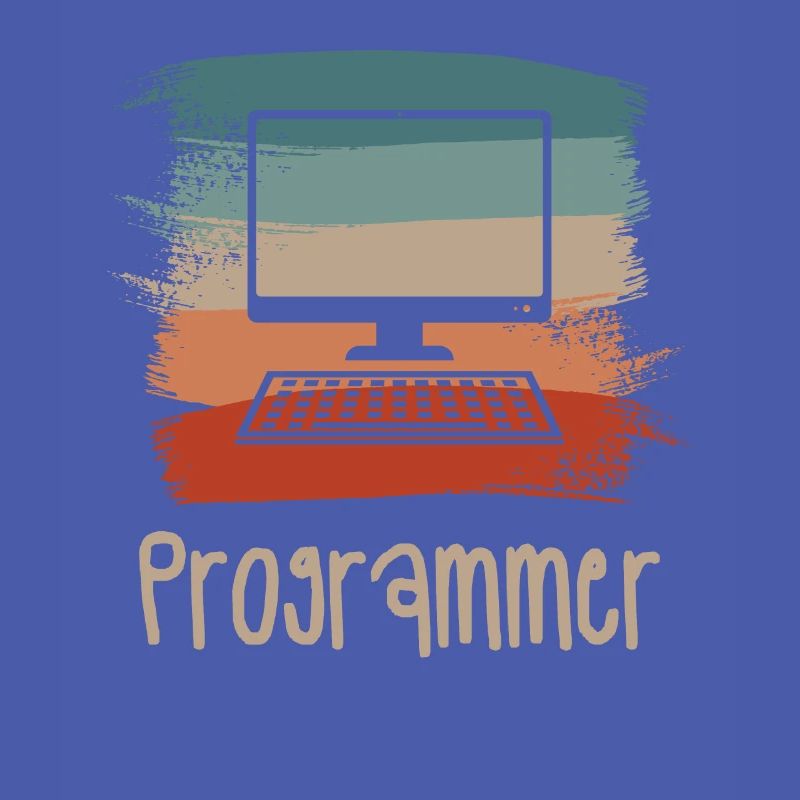 Rétro Vintage Programmeur Programmation Informatique