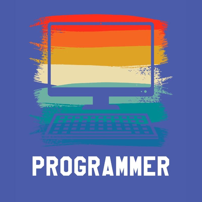 Rétro Vintage Programmeur Programmation Informatique