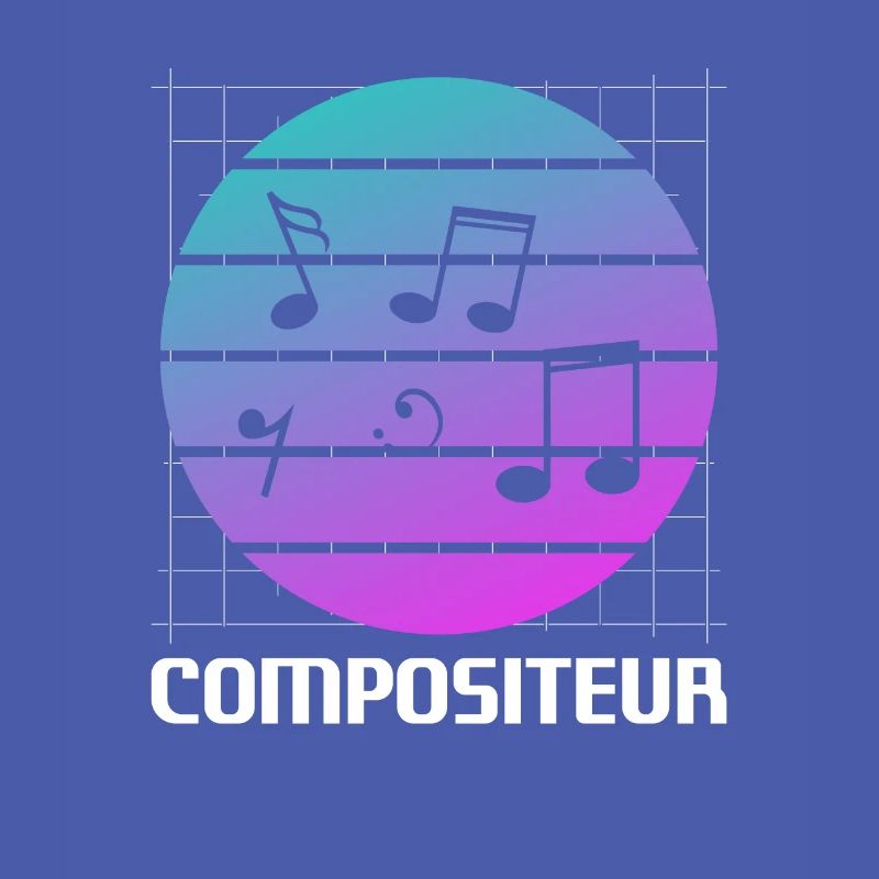 Retro Compositeur Composition Musicale