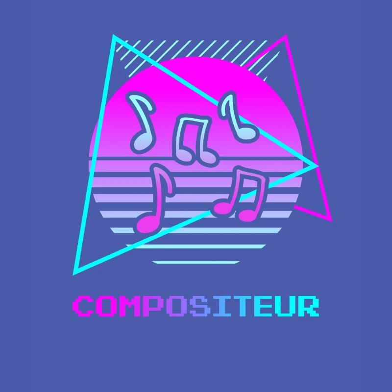 Retro Compositeur Composition Musicale