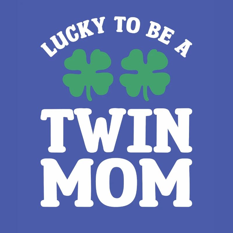 Glücklich, eine Zwillingsmutter zu sein St. Patrick's Day Saint