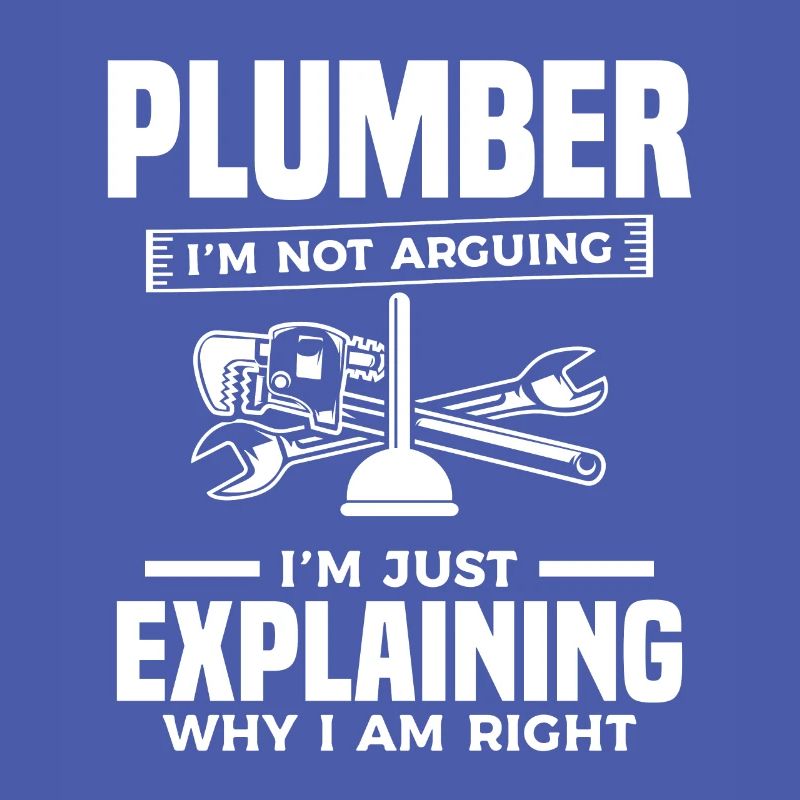 Plumber I'm Not Arguing I'm Just Explaining Why I