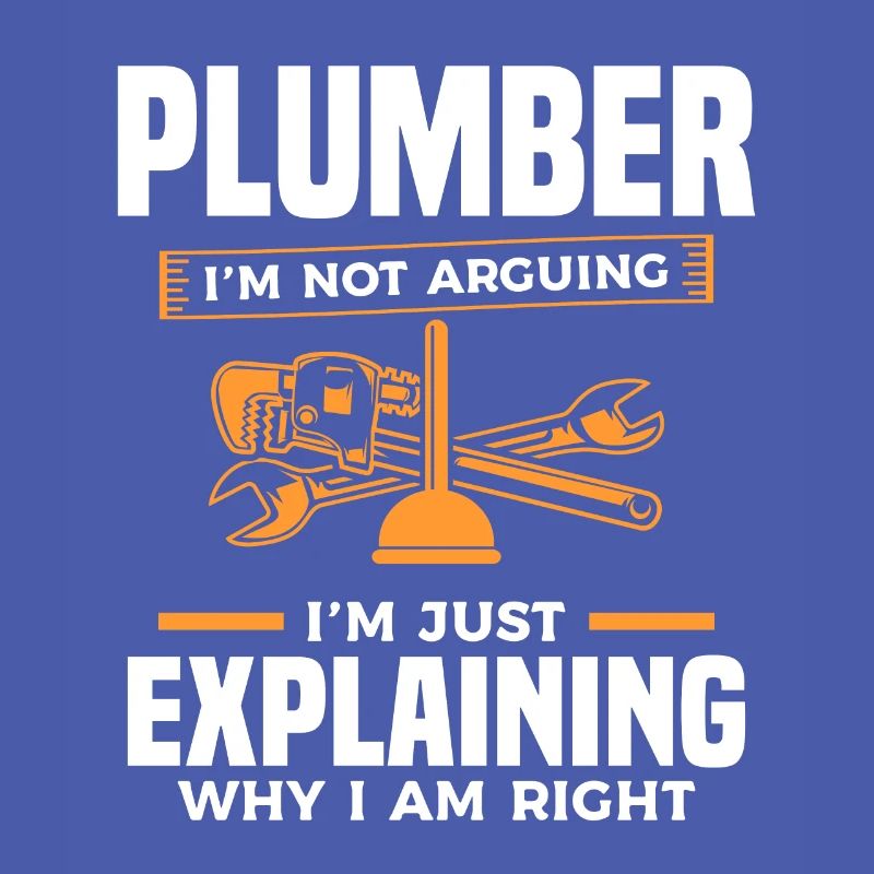 Plumber I'm Not Arguing I'm Just Explaining Why I