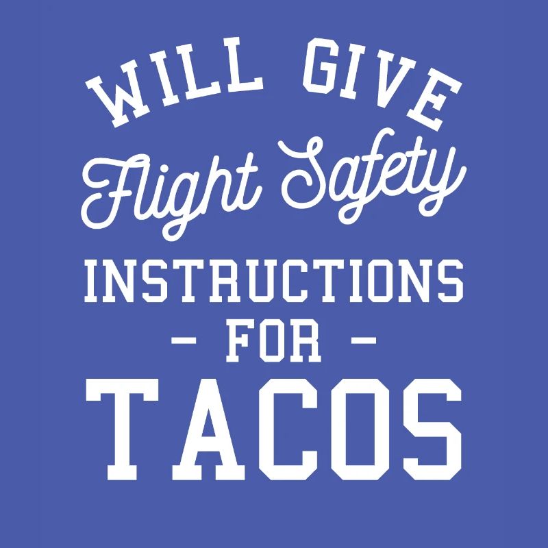 Donnera des instructions de sécurité de vol pour les tacos