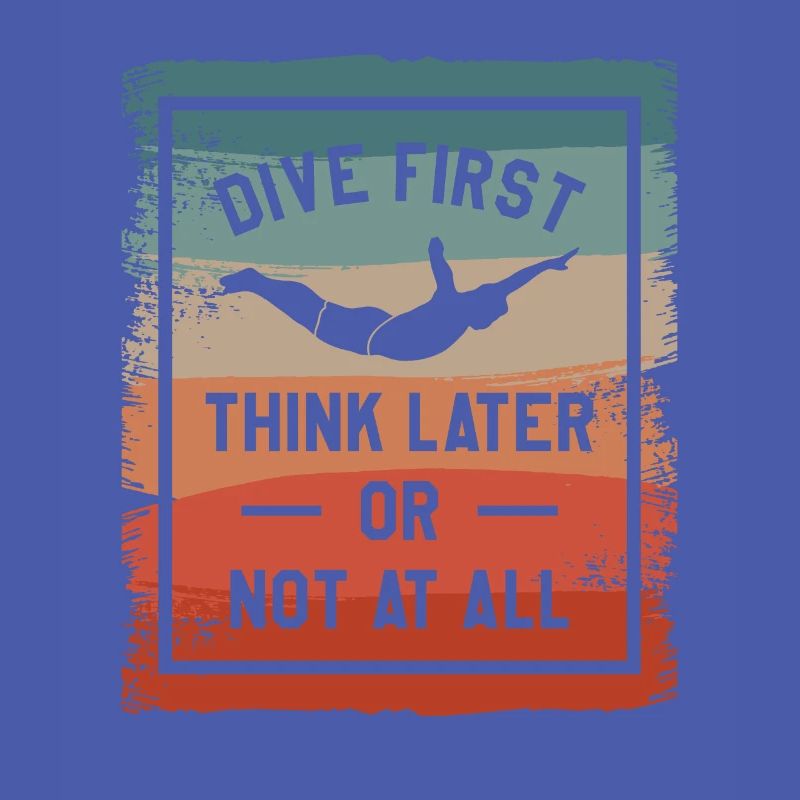 Erst tauchen, später denken oder gar nicht Klippenspringen