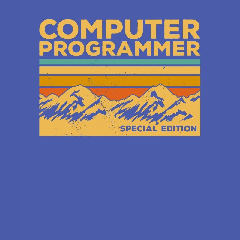 Retro Computerprogrammierer Sonderedition