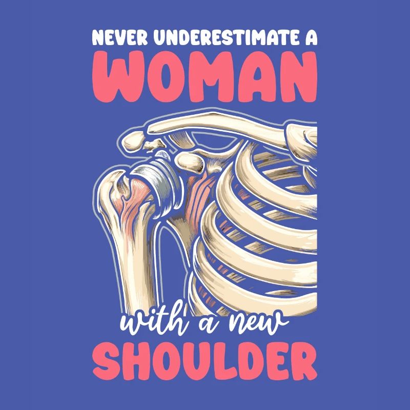 Woman Bionic Shoulder Replacement Surgery Joint