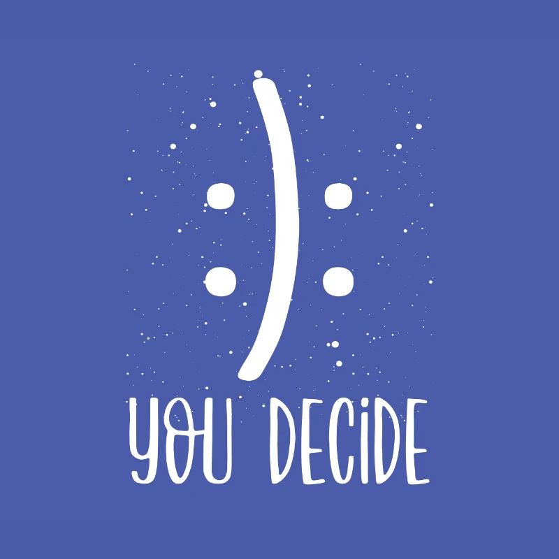 Sarkastisches Lächeln oder Stirnrunzeln Sie entscheiden Sarkasmus