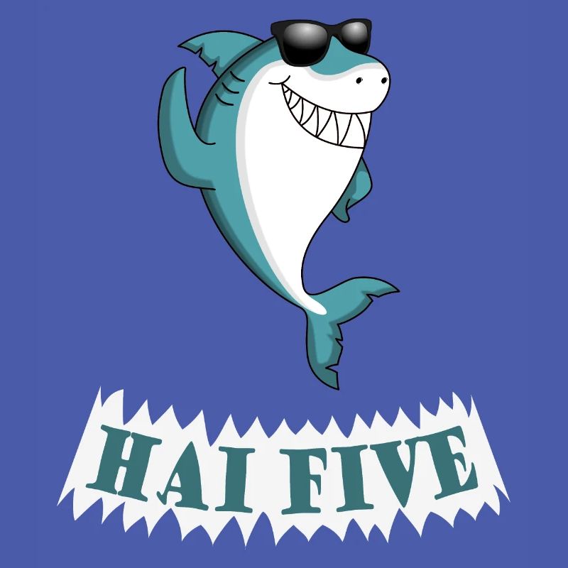 Haifisch High Five oder in dem Fall: HAI FIVE!