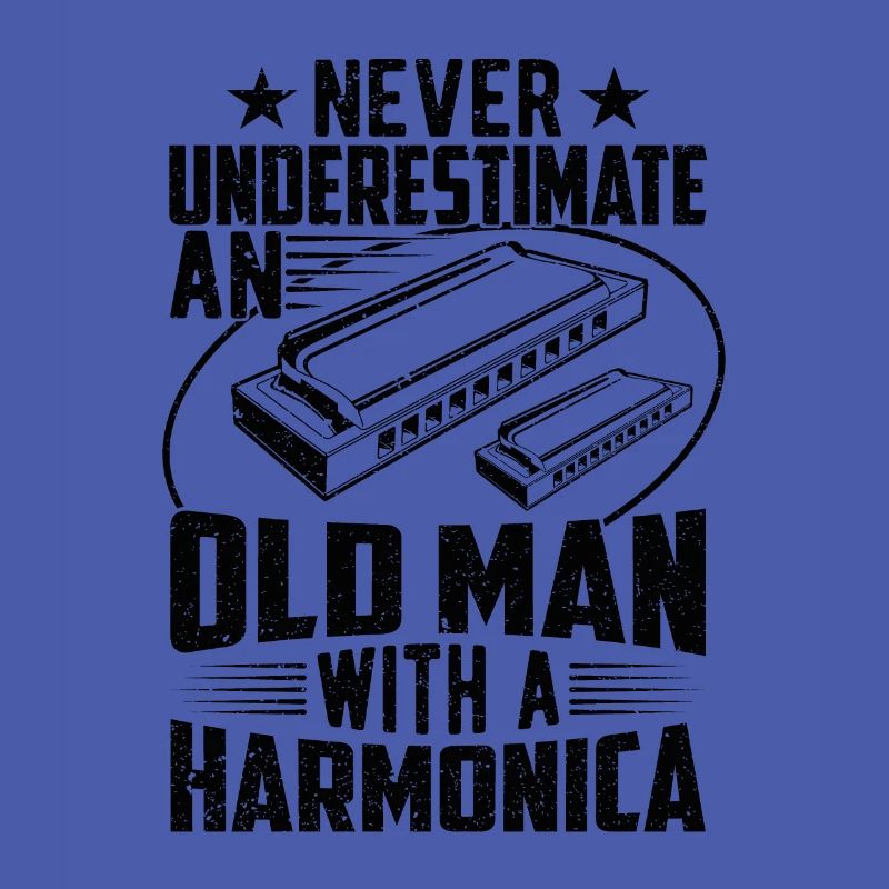 Old Man With A Harmonica