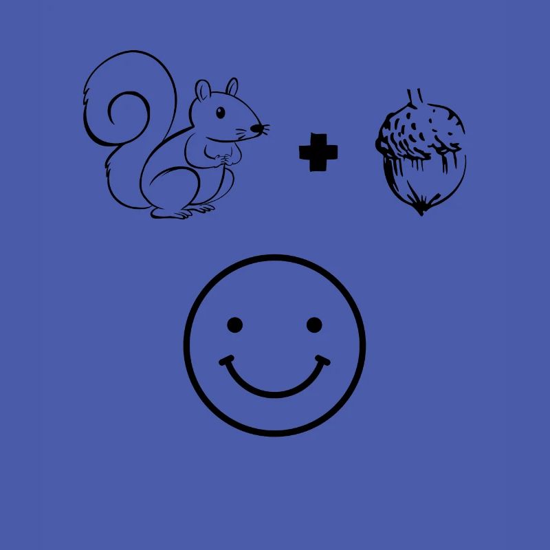 Niedliches Eichhörnchen + Eichhörnchen =