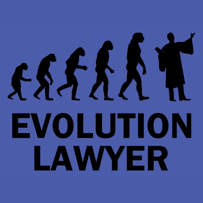 Lawyer Evolution Primaten Gericht Anwaltsrobe