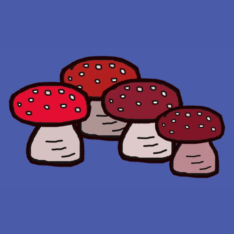 October Forest Mushrooms Toadstools Poisonous Poison