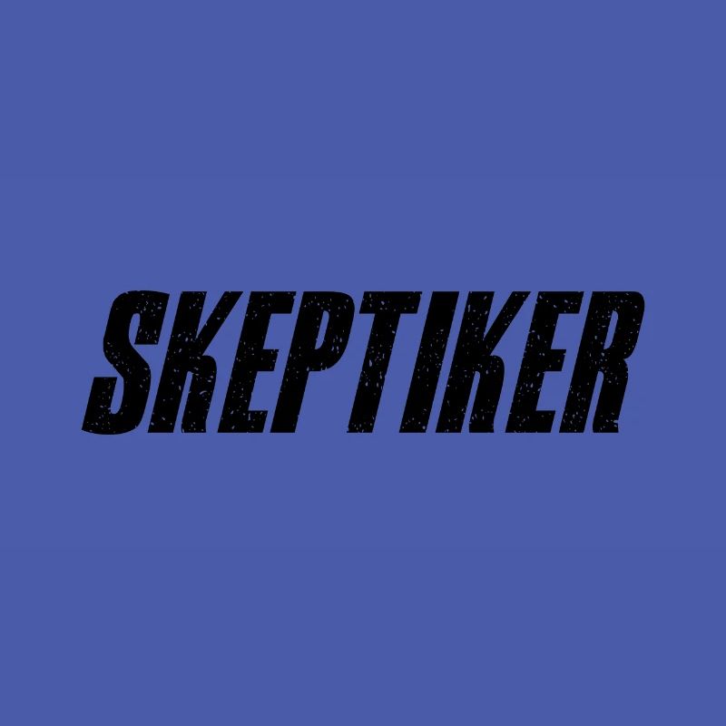 Skeptiker Statement Design Geschenkidee