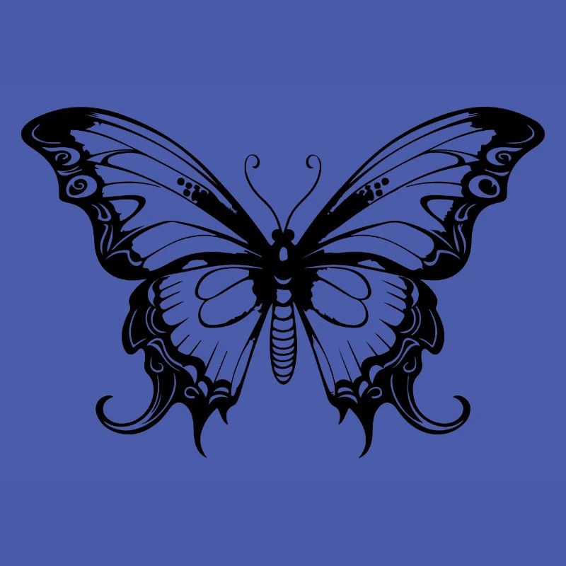 Silhouette de papillon Boho