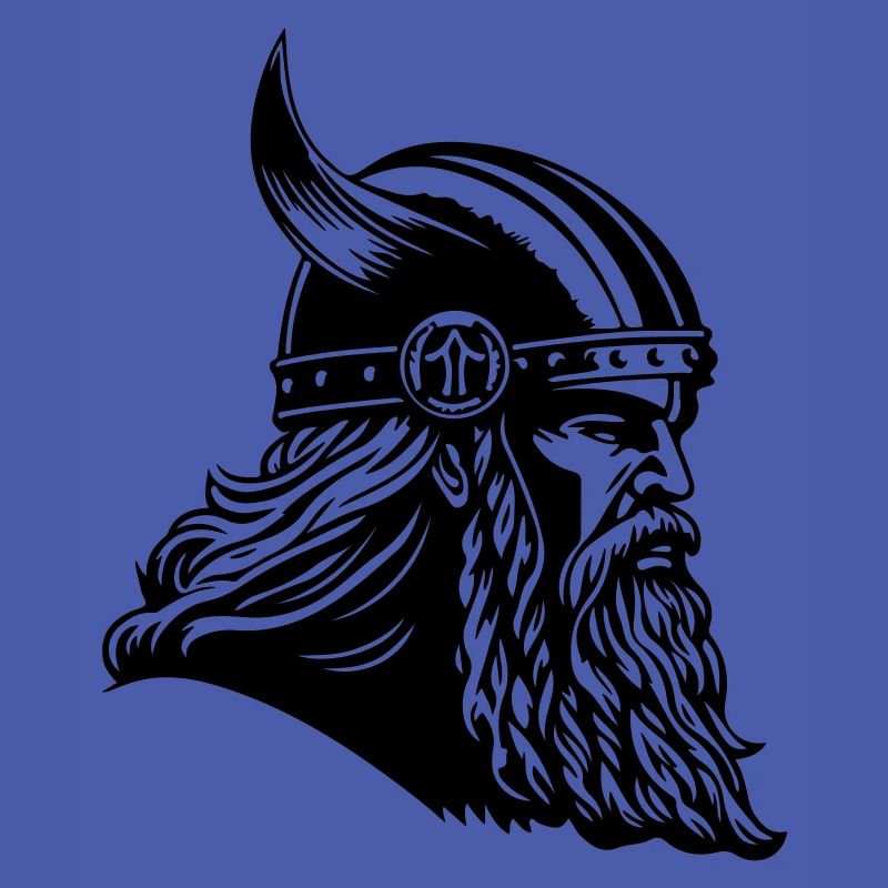 Wikinger Kopf Krieger Viking