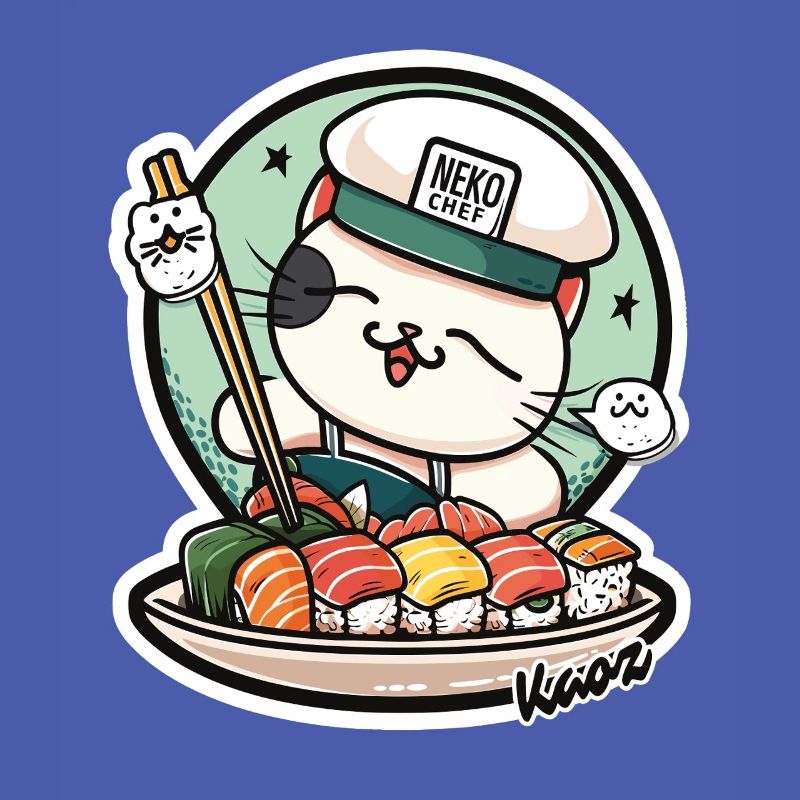 Neko Sushi Chef – Funny Cat Kitchen
