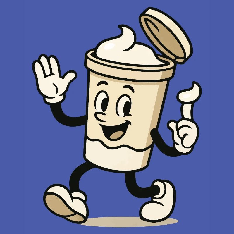 eiscreme becher comic