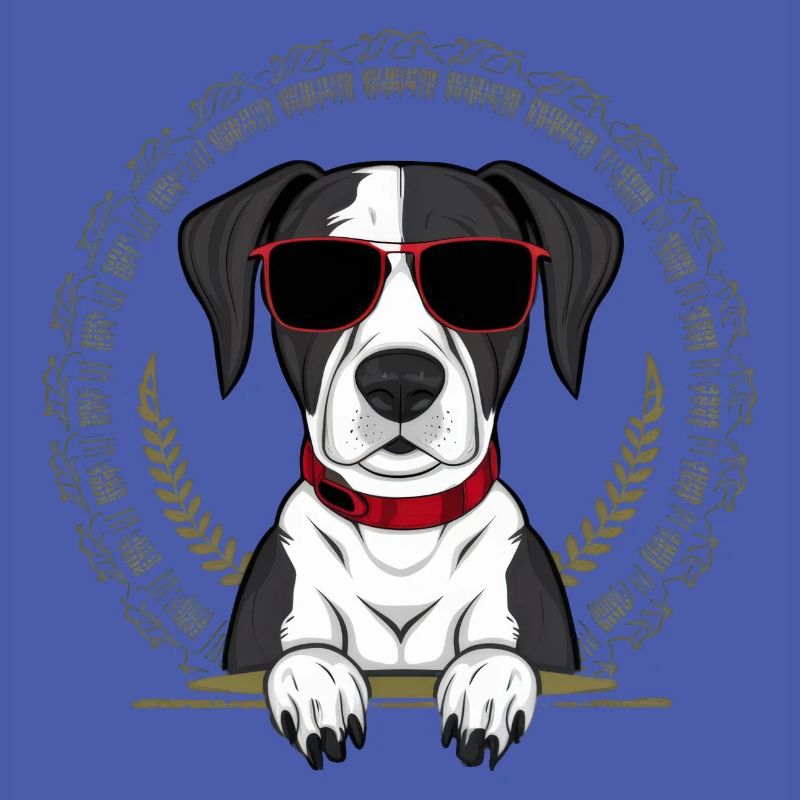 Cool German Shorthair Pointer with Sunglasses