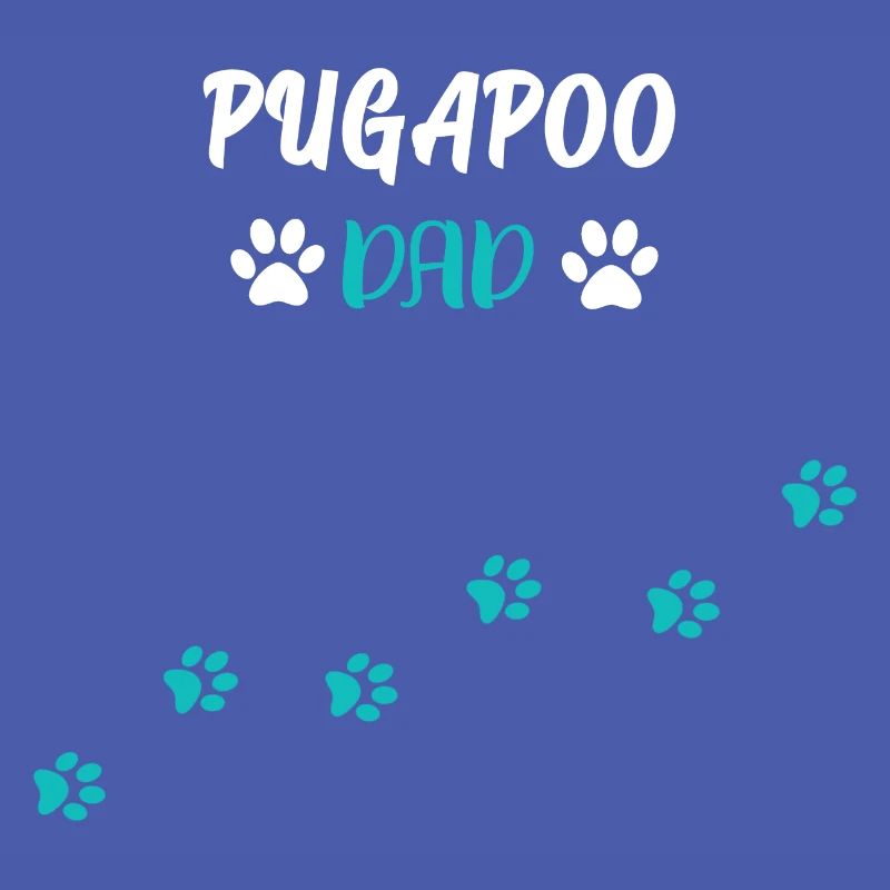 Pugapoo Dad - Pudel Mops Mix