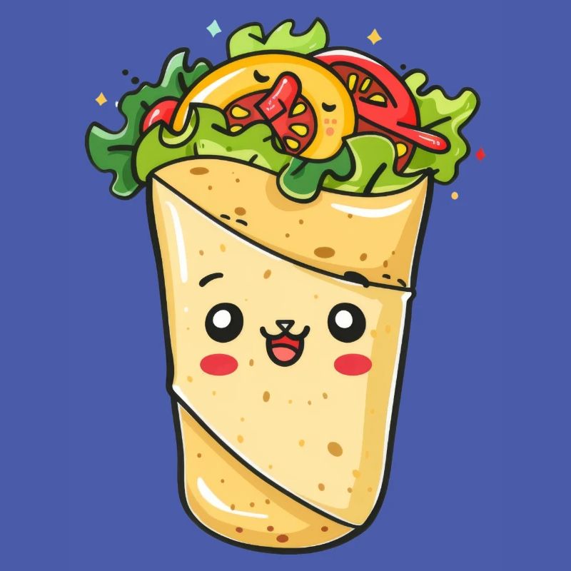 Süßes Burrito Comic